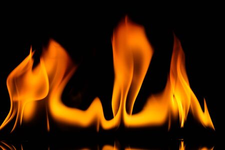 Fire flames backgroundの写真素材