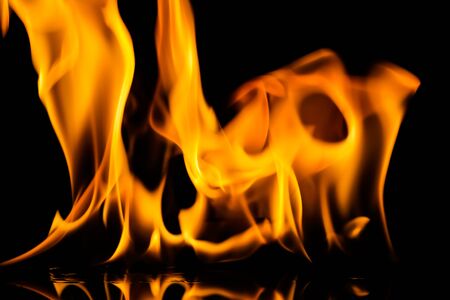Fire flames background