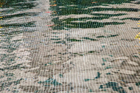 Patterns mosaic tile background in swimming pool.の写真素材