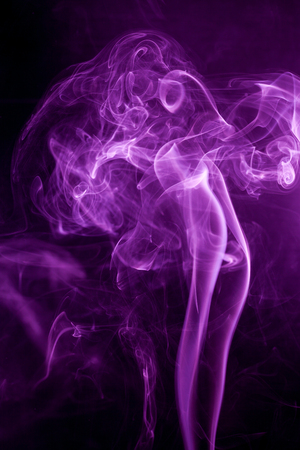 Toxic purple smoke.の写真素材