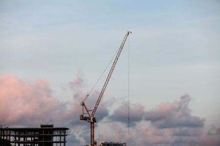 Tower cranes.の写真素材