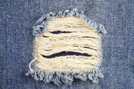 Jeans torn denim texture.の写真素材