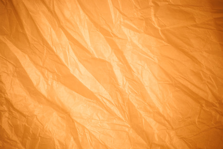 Brown crumpled paper background.の写真素材