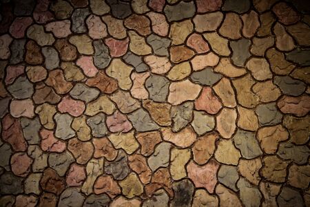 Vintage Colorful Concrete Walls.