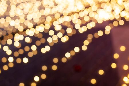 Abstract bokeh night in city background.