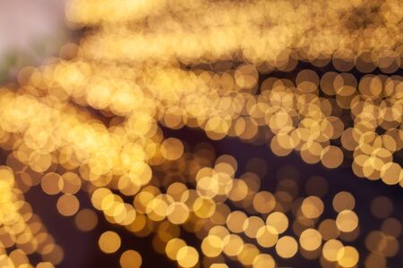 Abstract bokeh night in city background.