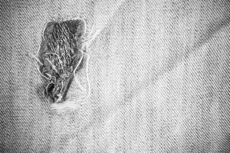 Denim texture, Jeans torn background.の写真素材