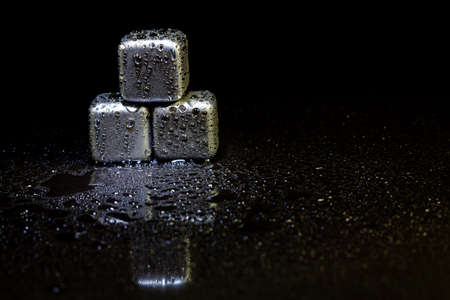 Red smoke motion on black background.の写真素材