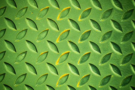 Green steel surface and rust.の写真素材