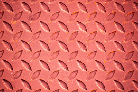 Red steel surface and rust.の写真素材