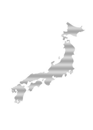 Japan mapの写真素材