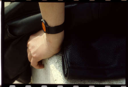 orange watchの写真素材
