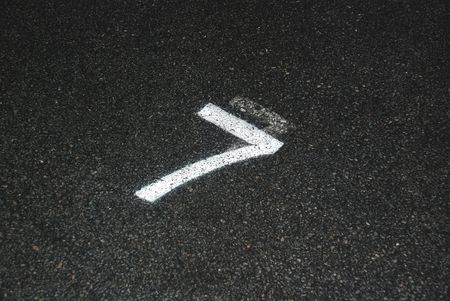 asphalt signの写真素材