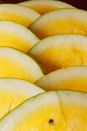 Yellow Watermelonの写真素材