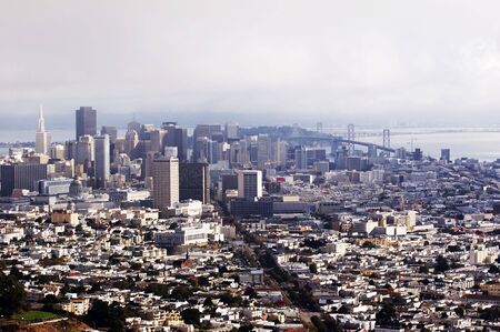 Skyline of San Francisco, California, USAの写真素材