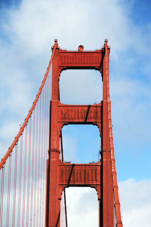 Bridge pier Golden Gate Bridge, San Francisco, California