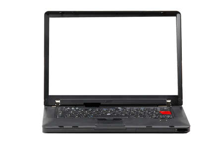 Laptop isolated on white background