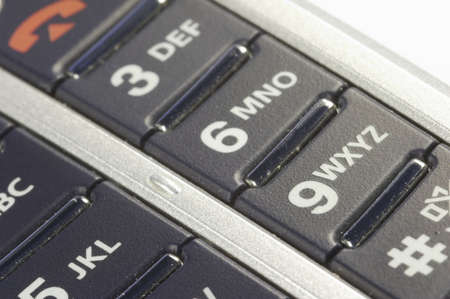 keypad of mobile phone の写真素材