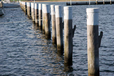 landing stage at a port, baltic seaの写真素材