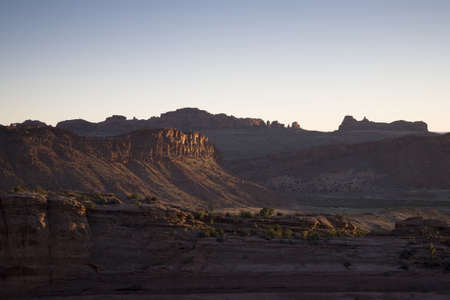 Rock formation in Arches National Park in Utah, USA