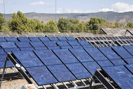 Solar Power System at Natural Bridges National Monument in Utah, USA