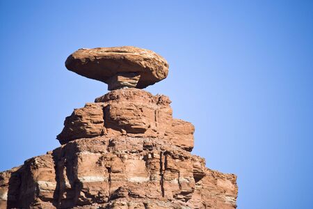 Mexican Hat Rock - uniquely sombrero-shaped rock