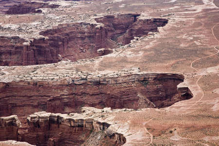 View from Buck Canyon Overlook, Canyonlands National Park in Utah, USAの写真素材