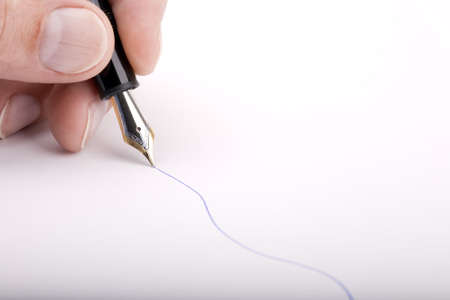 Nib of fountain penの写真素材