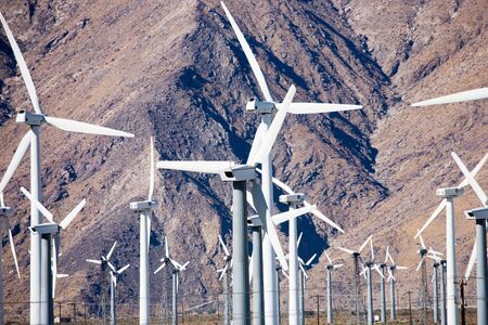 Wind Turbine Generators, Wind Mills in California, USA