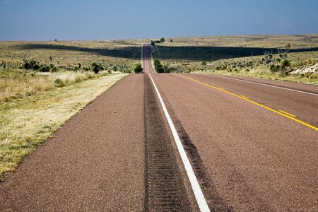 On the road, USA, United States of Americaの写真素材