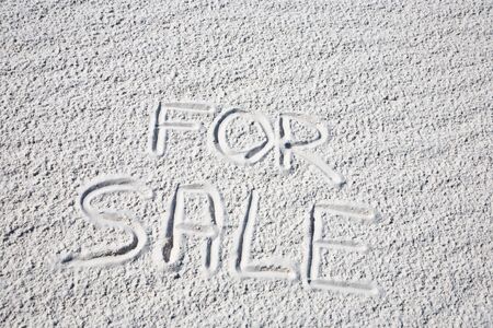 For sale - White Sands National Monument in New Mexico, USAの写真素材