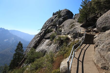 Moro Rock, Sequoia National Park in California, USAの写真素材