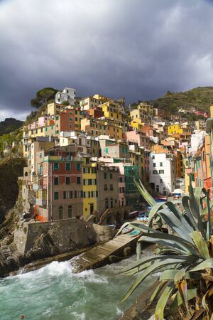 colorful villageの写真素材