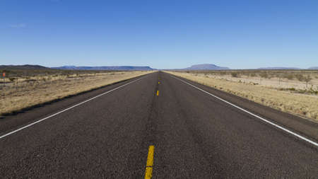 Road to horizon