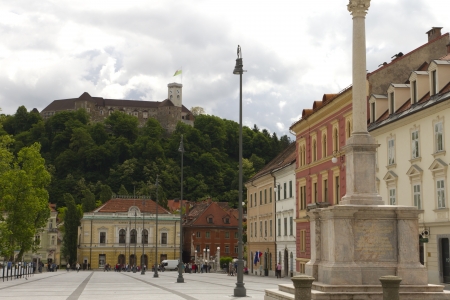 Congress Square Ljubljanaのeditorial素材