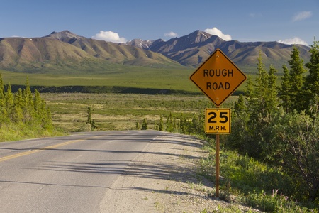 rough roadの写真素材