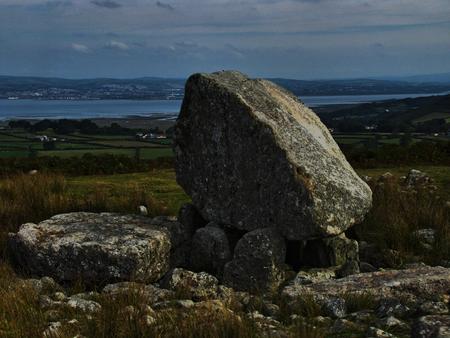 Arthurs Stone, Gowerの写真素材