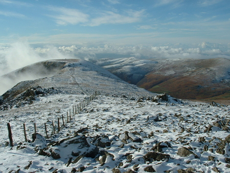 Looking West from Mynydd Perfeddの写真素材