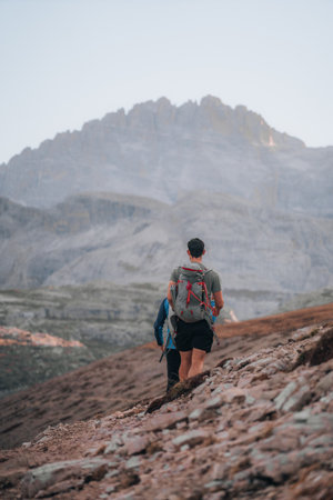 Photo around Cadini di Misurina peaks, Auronzo, Tre Cime, Dolomites Italyの写真素材