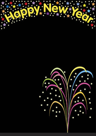 happy new yearのイラスト素材