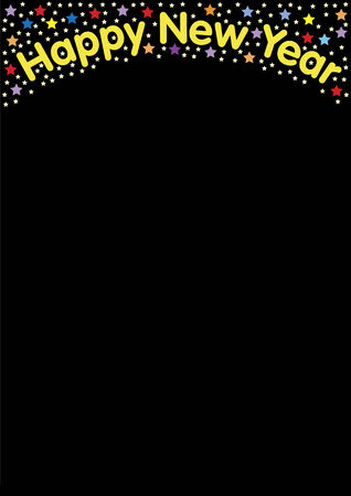 happy new yearのイラスト素材