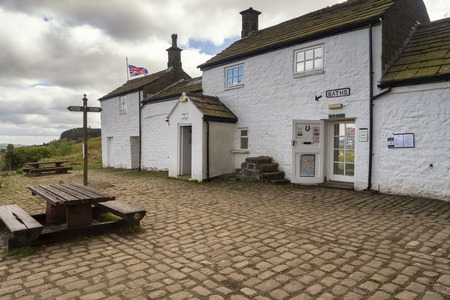 07 âMay â2019 Ilkley, West Yorkshire, UK, White Wells Spa Baths situated high on Ilkley Moor,のeditorial素材