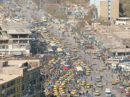 Heavy traffic Kabulのeditorial素材