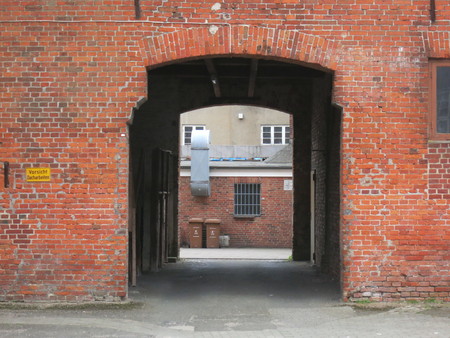 House with gate, old townのeditorial素材