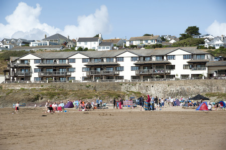 Bigbury on Sea south Devon England UKのeditorial素材