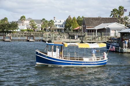 Sumter Landing in the Villages Florida USA The waterbus ferry