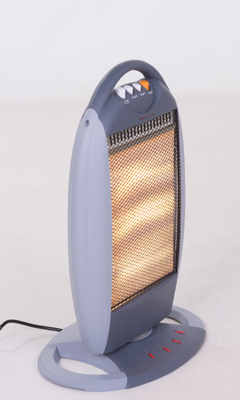 Glow of an electric fire  A Halogen heaterの写真素材