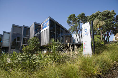 University of Auckland New Zealand the Leigh Campus Near Warkworth North islandのeditorial素材