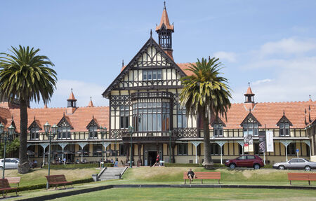 Rotorua Museum North island New Zealandのeditorial素材