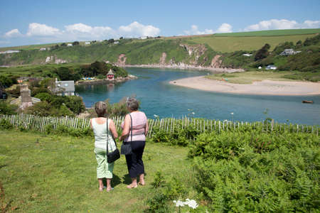 The River Avon at Bantham South Devon England UK